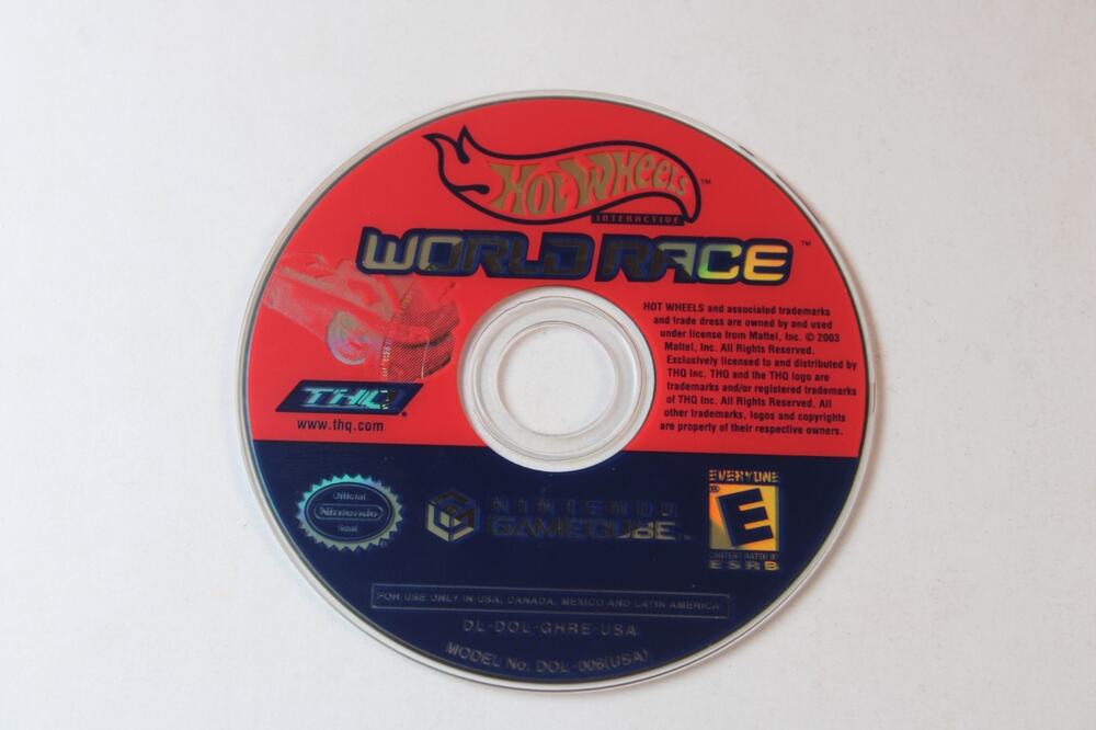 Hot Wheels World Race (Nintendo GameCube, 2003) Game Disc Only, Tested/Works